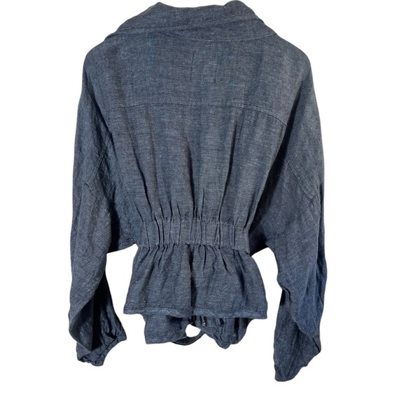 MARISSA WEBB Kayla Anorak Linen Chambray Utility Jacket - Picture 6 of 13